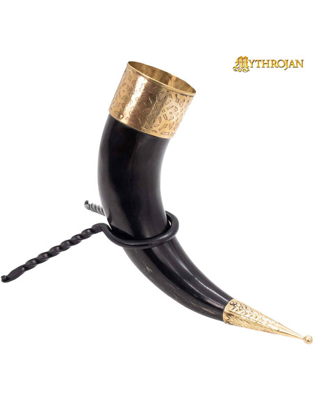 Supporto in corno intrecciato in...