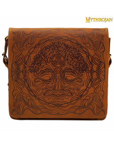 Borsa a tracolla medievale con motivo Albero della vita