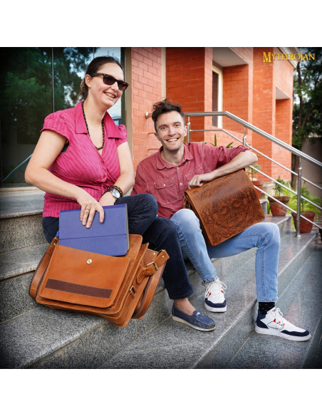 Borsa a tracolla medievale con motivo...