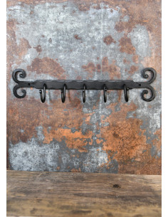 Appendiabiti medievale con 5 ganci (38,5 cm.) 2