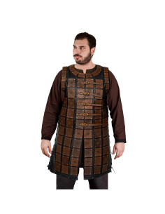 Armatura in cuoio con design in scala, modello The North...