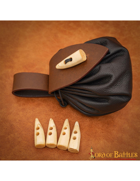 Confezione da 5 chiusure in autentico...