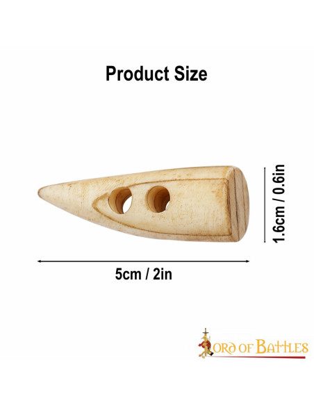 Confezione da 5 chiusure in autentico...