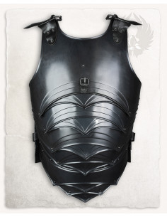 Pettorale medievale in acciaio invecchiato modello Dragomir