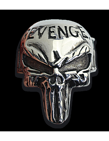 Anello in acciaio Revenge Skull