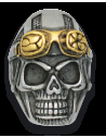 Anello in acciaio Skull Revenge