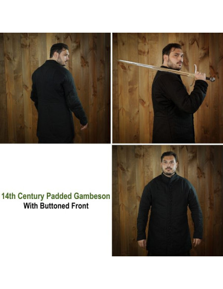 Gambeson medievale imbottito tipo 6...