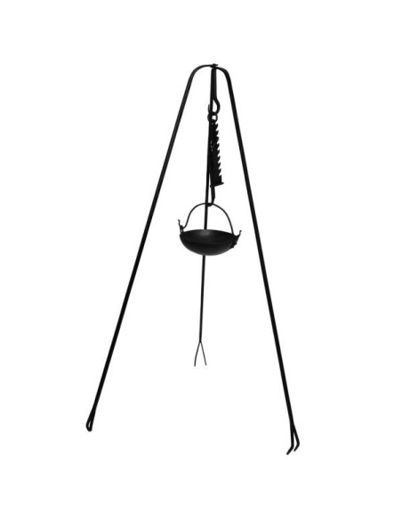 Falò medievale treppiede in ferro...