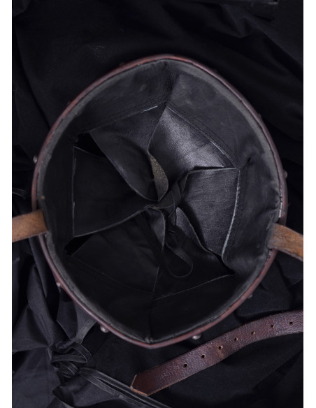 Elmo arciere a volta, acciaio da 1,6...