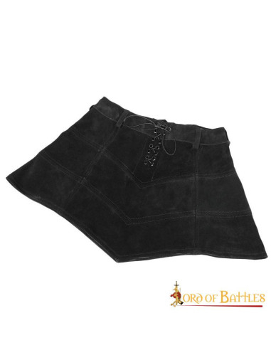 Gonna on sale scamosciata nera