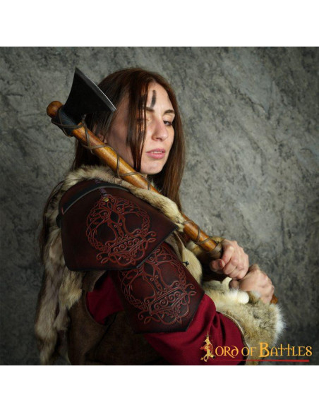 Spallacci vichinghi in pelle modello...