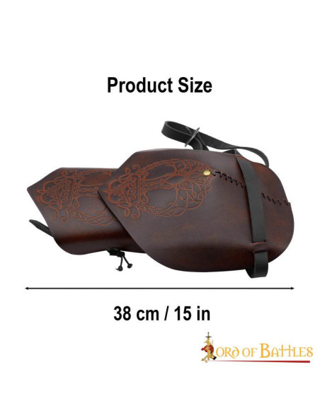 Spallacci vichinghi in pelle modello...