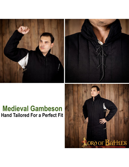 Gambeson medievale imbottito tipo 3...