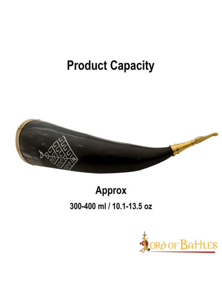 Corno potorio vichingo modello Yggdrasil