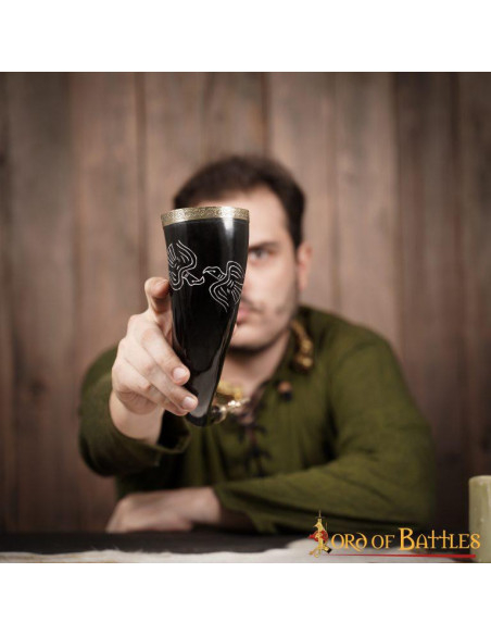 Corno potorio vichingo modello Twin...