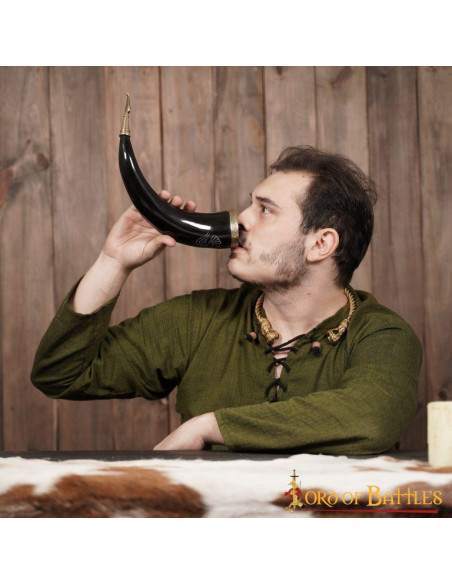 Corno potorio vichingo modello Twin...