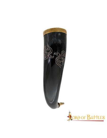 Corno potorio vichingo modello Twin...