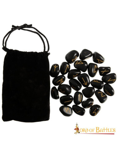 Set di pietre runiche vichinghe fatte a mano ⚔️ Negozio Medievale