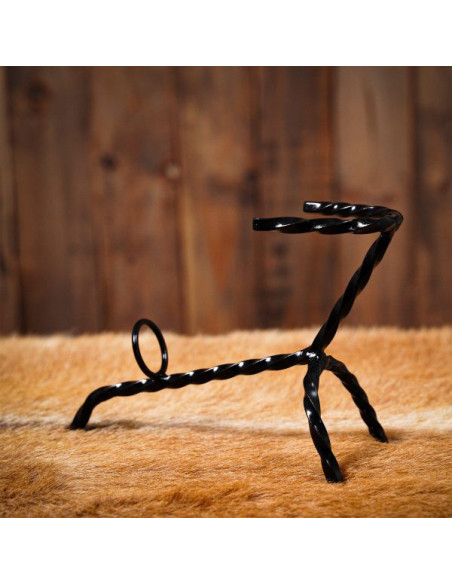 Supporto in ferro battuto per corna...