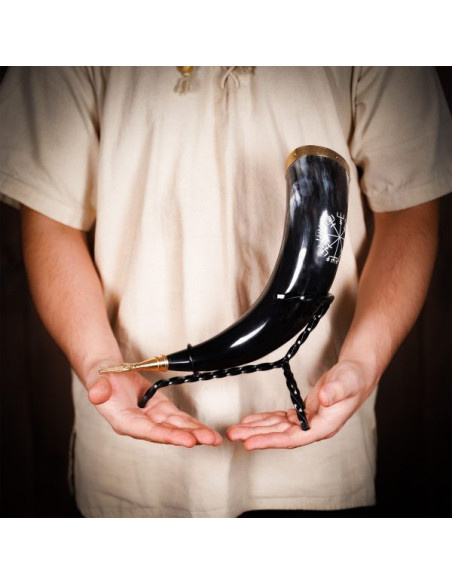 Supporto in ferro battuto per corna...