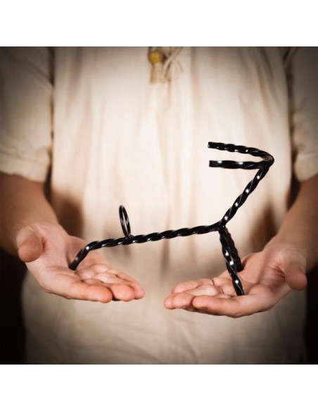 Supporto in ferro battuto per corna...