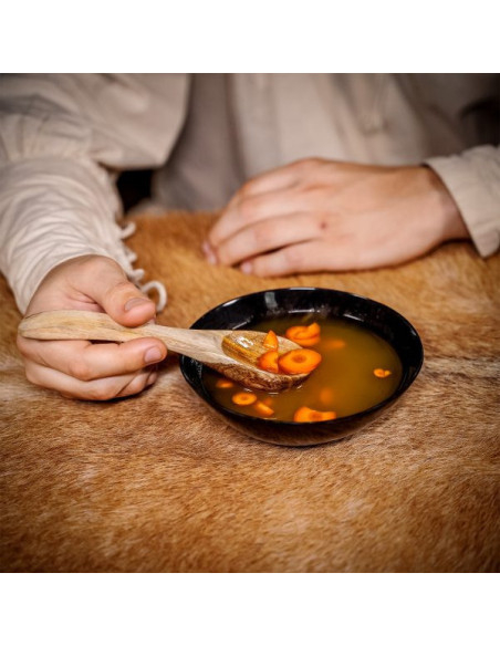 Cucchiaio medievale in legno...