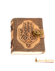 Diario di appunti Mano di Fatima in pelle