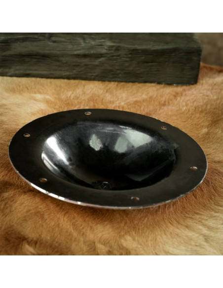 Umbo medievale in acciaio fatto a...