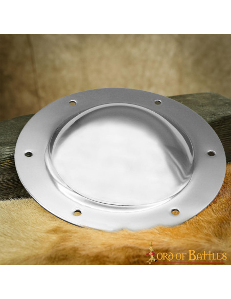 Umbo medievale in acciaio fatto a...