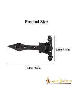Cerniera per porta vintage in ferro rustico 2