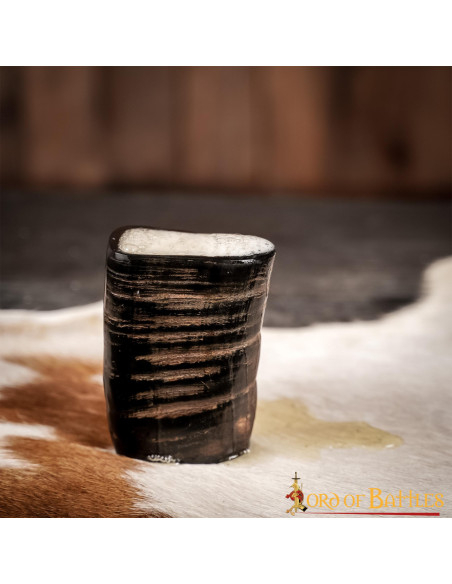 Set di 2 bicchierini in corno vichingo