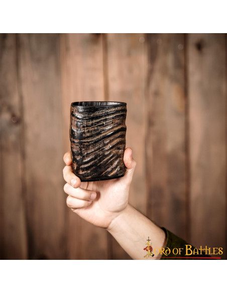 Set di 2 bicchierini in corno vichingo