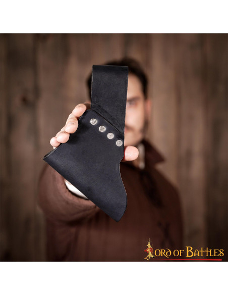 Baldric in cuoio per spade e asce