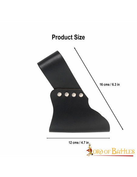 Baldric in cuoio per spade e asce