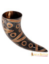 Corno vichingo decorato pronto da bere (400-500 ml.)
