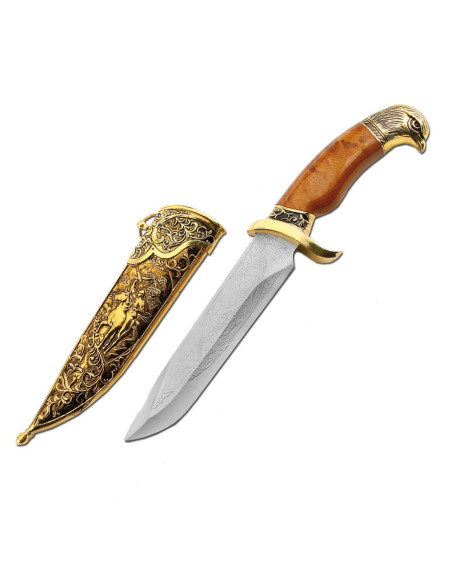 Aquila Pugnale con fodero decorato