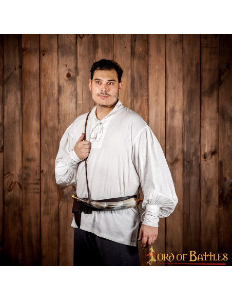 Polvere da sparo in vero corno di bue...