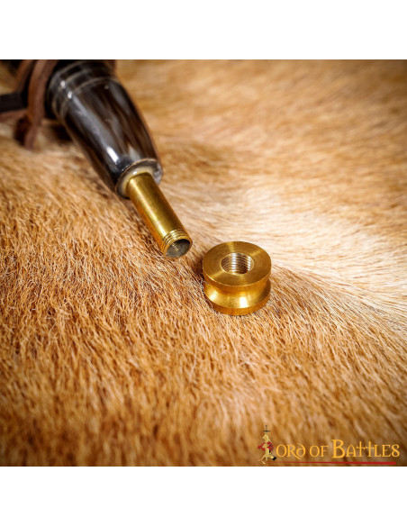 Polvere da sparo in vero corno di bue...