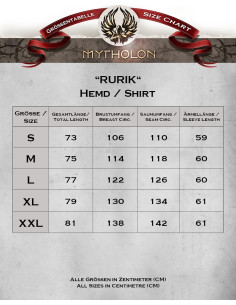 Camicia medievale chiusa modello Rurik, color crema 2