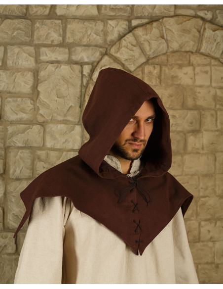 Gugel medievale in cotone modello...