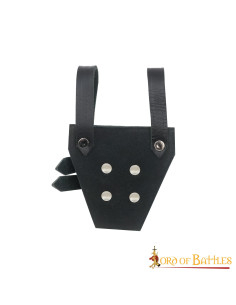 Baldric pirata per spade o asce, in cuoio 2