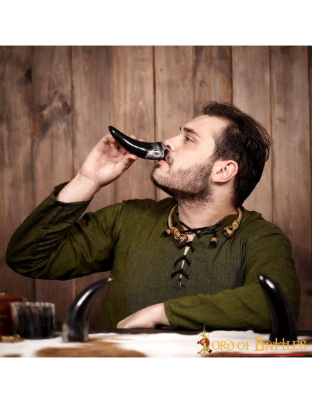 Set di 3 corna di bue vichingo (100 ml.)