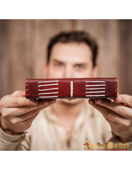 Diario medievale in vera pelle