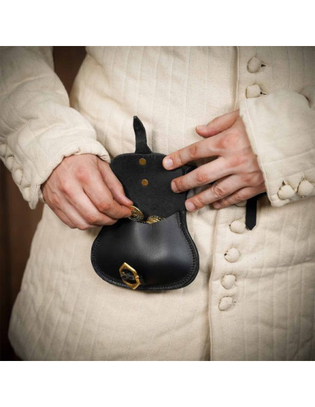 Borsa medievale Tarda Età, con cintura