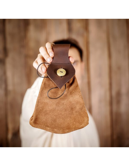 Marsupio medievale con chiusura a...