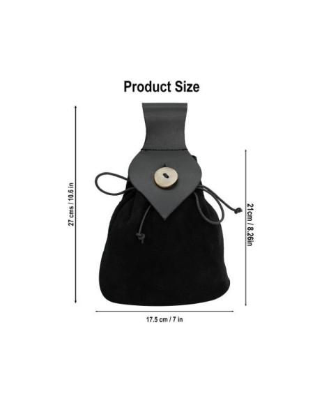 Marsupio medievale con chiusura a...