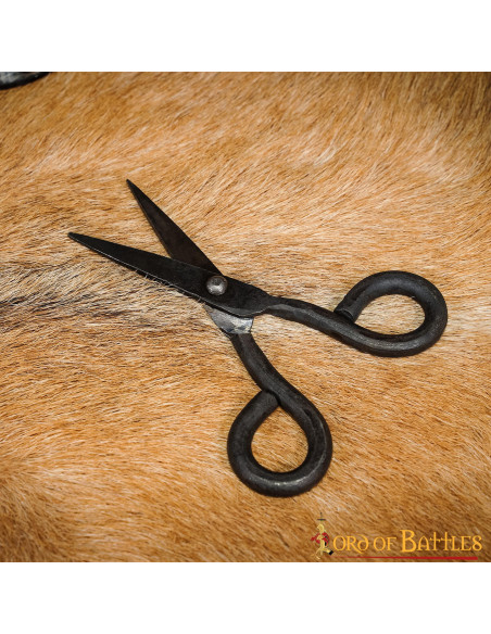 Funzionali forbici medievali in ferro...