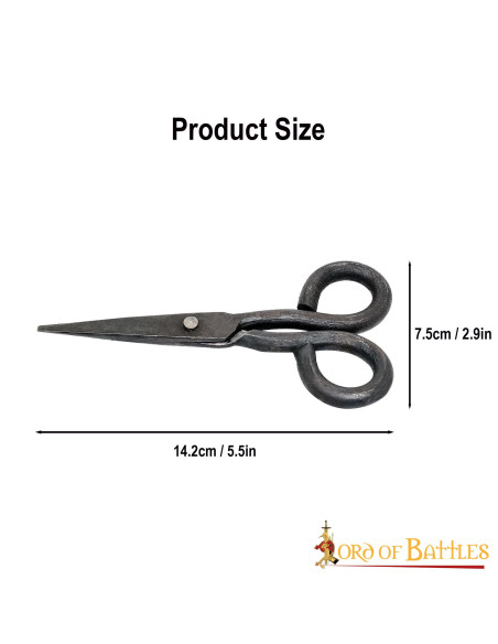 Funzionali forbici medievali in ferro...