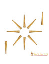 Set 10 puntelli medievali in ottone per corde (2,4 cm.)