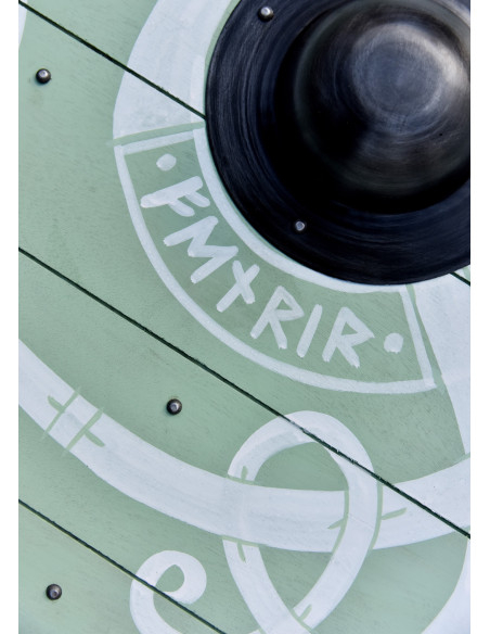 Scudo vichingo Fenrir con finiture in...